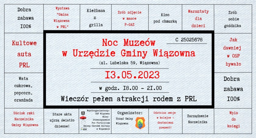 W Noc Muzeów Urząd Gminy Wiązowna wraca do czasów PRL