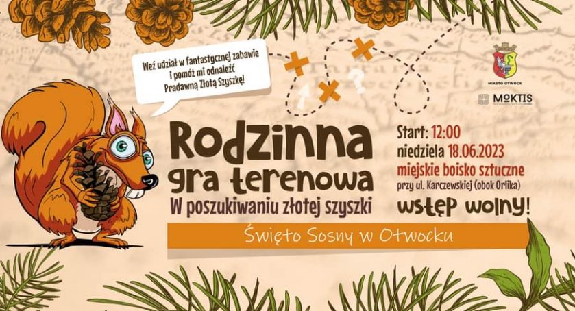 Zabawa terenowa wśród otwockich lasów