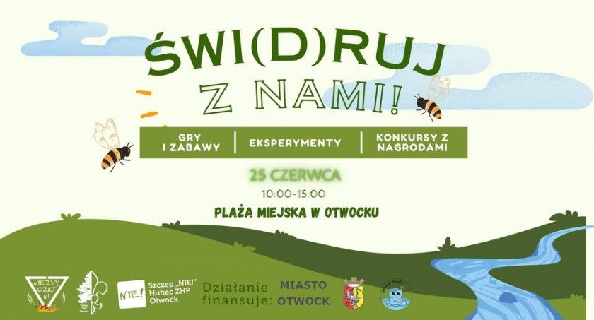 Piknik rodzinny nad Świdrem