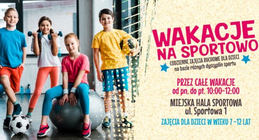 Sportowe wakacje dla dzieci w Miejskiej Hali Sportowej w Otwocku