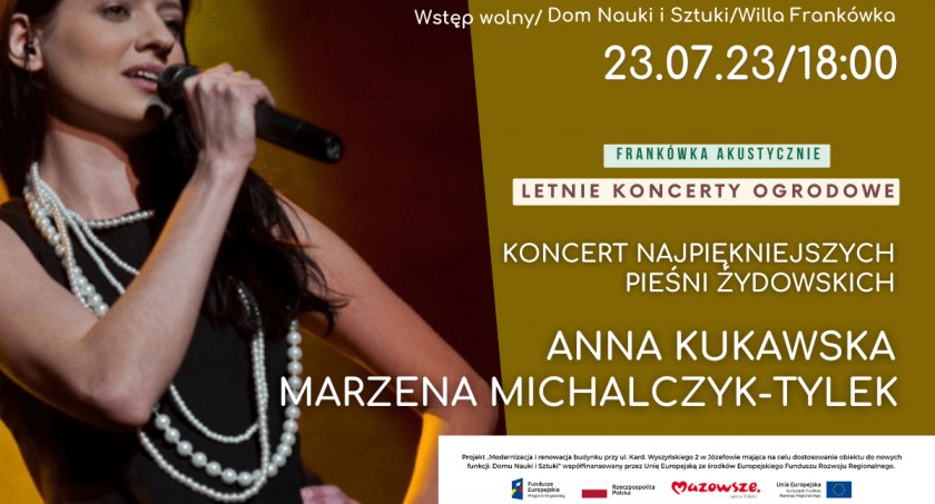 Letnie koncerty ogrodowe w MOK Józefów