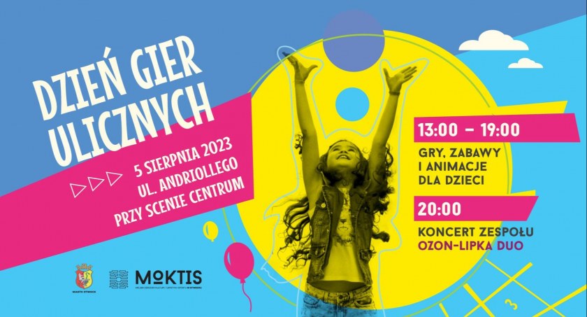 Dzień gier ulicznych i koncert zespołu Ozon-Lipka Duo