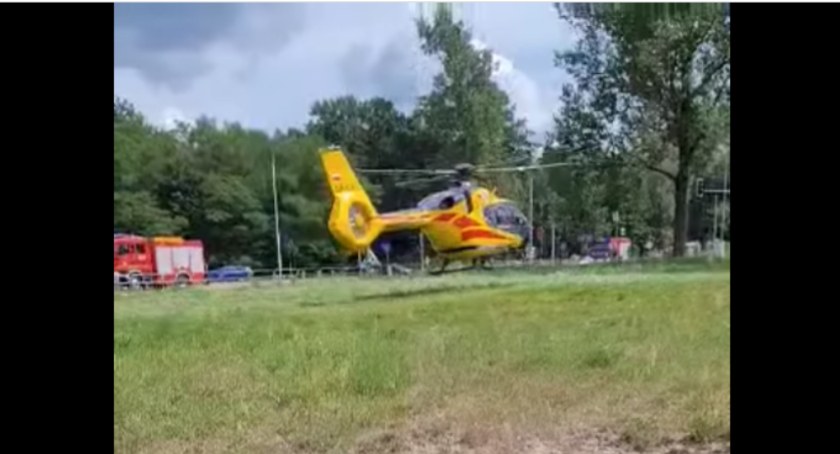 Rowerzysta potrącony na DK50 w Regucie