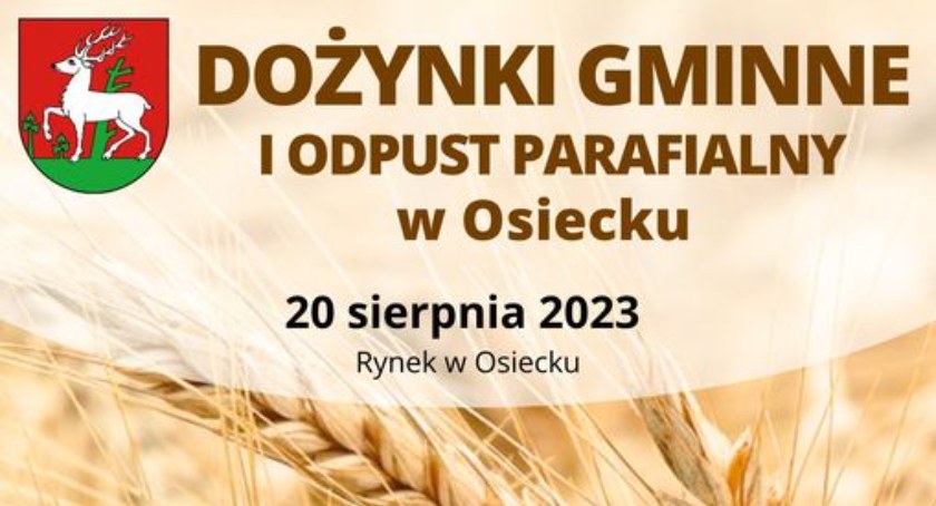Dożynki gminne i odpust parafialny w Osiecku 2023