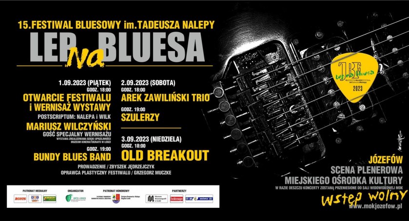 15. Festiwal Bluesowy im. Tadeusza Nalepy „Lep na Bluesa”