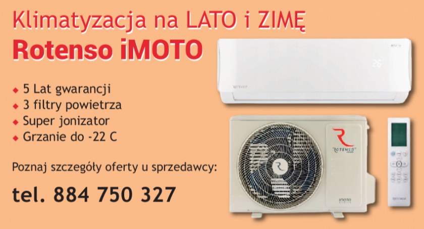 Klimatyzatory Rotenso iMoto dedykowane do ogrzewania