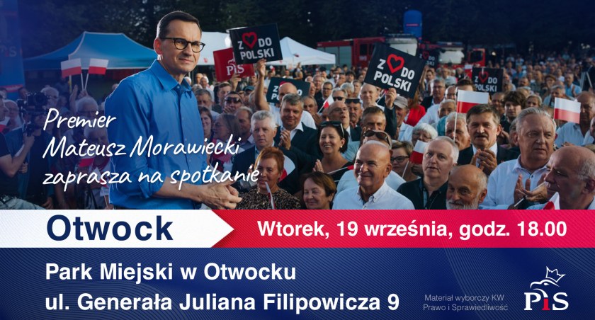 Spotkanie z Premierem RP Mateuszem Morawieckim w Otwocku