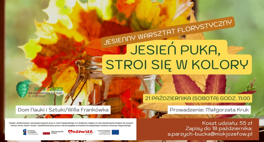 Jesień puka, stroi się w kolory