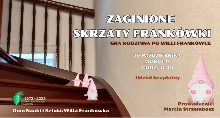 Zaginione skrzaty Frankówki / gra rodzinna po Willi Frankówce