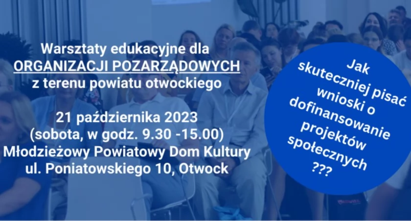 Uwaga! Szkolenie dla organizacji pozarządowych