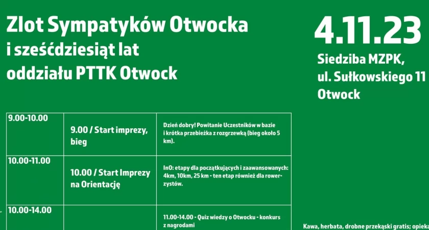 60. Urodziny PTTK Otwock i Zlot Sympatyków Otwocka