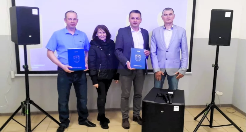 Świetlica wiejska w Sobieniach Biskupich z nowym sprzętem multimedialnym