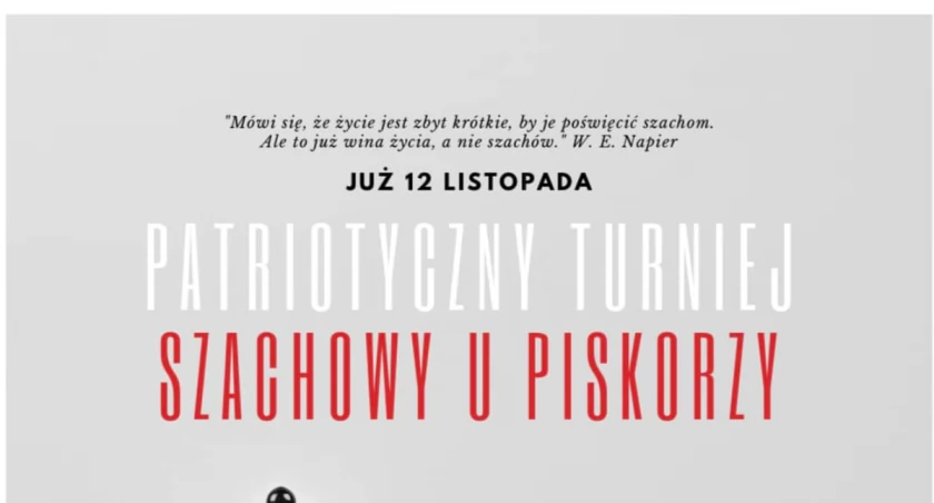 Patriotyczny Turniej Szachowy u Piskorzy
