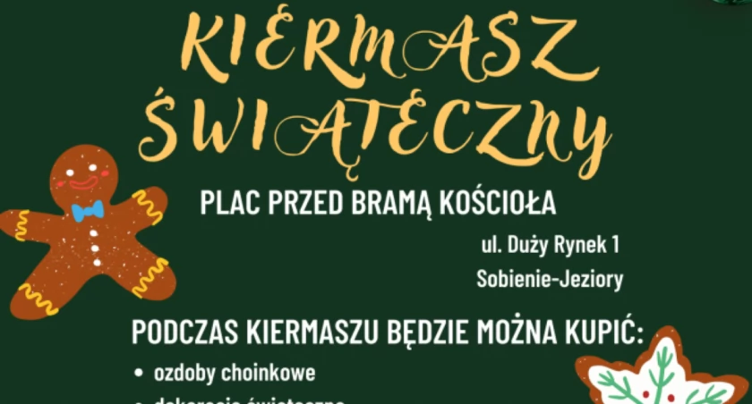Kiermasz świąteczny w Sobieniach-Jeziorach