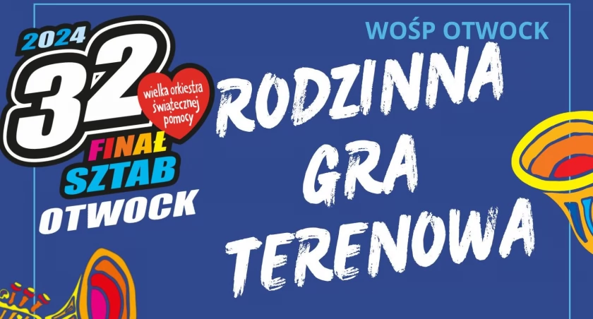 Rodzinna gra terenowa z okazji Finału WOŚP 2024