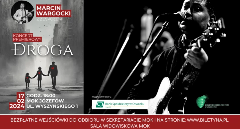 „Droga” - premierowy koncert 4. studyjnej płyty Marcina Wargockiego
