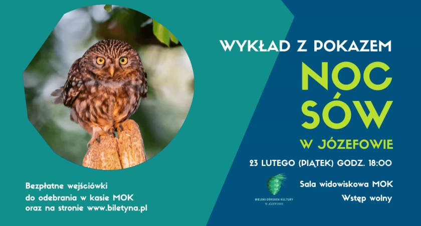 Noc sów - wykład z pokazem