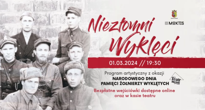 Ostatnie wejściówki na program artystyczny z okazji Narodowego Dnia Żołnierzy Wyklętych