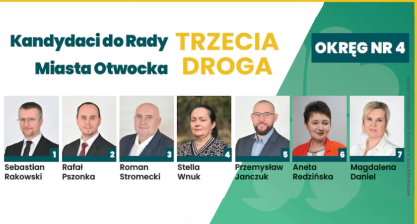 Poznaj kandydatów z Trzeciej Drogi do Rady Miasta Otwocka - okręg nr 4