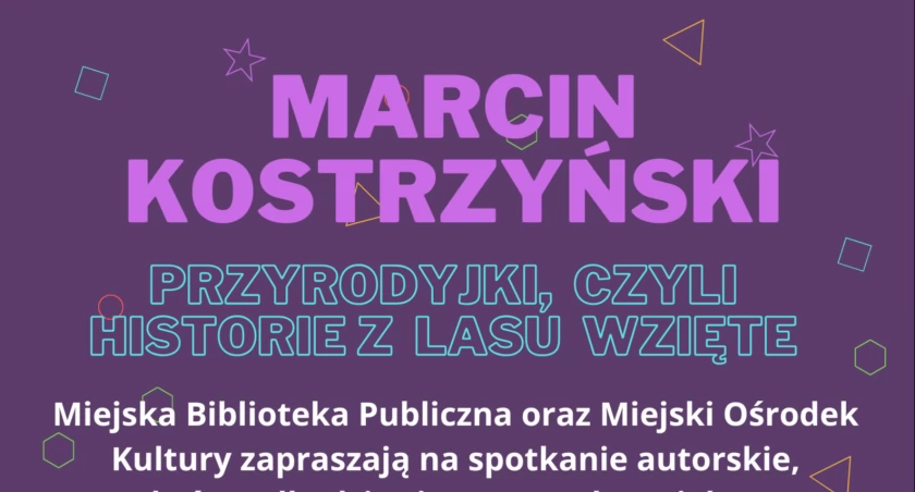 Spotkanie autorskie z Marcinem Kostrzyńskim w Józefowie
