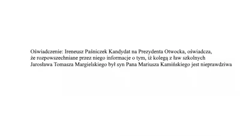 Oświadczenie