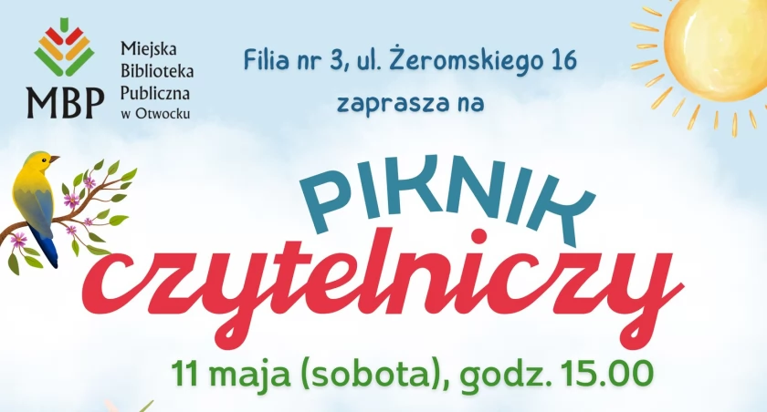 Piknik Czytelniczy w bibliotece w Otwocku...z iluzjonistą