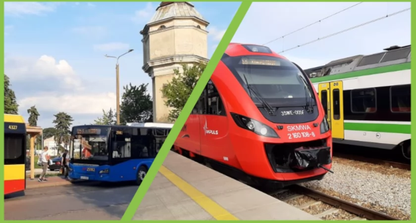 Zmiany tras autobusów i kursowania pociągów