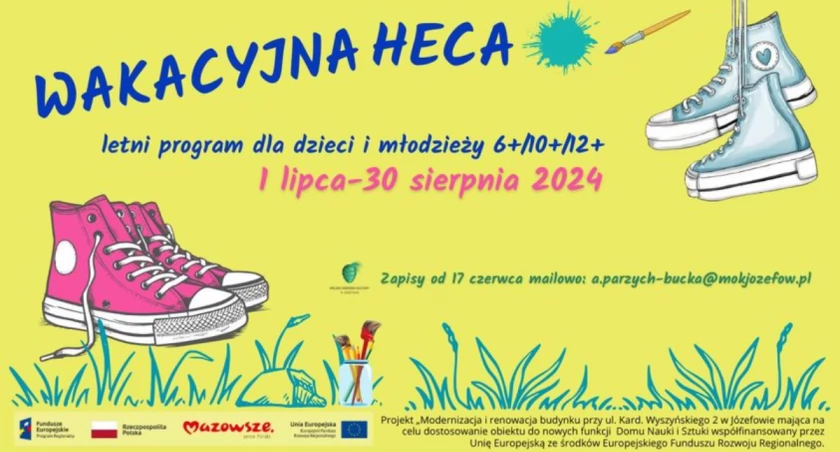 Wakacyjna heca w MOK Józefów