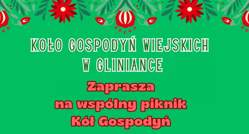 Piknik Koła Gospodyń Wiejskich w Gliniance