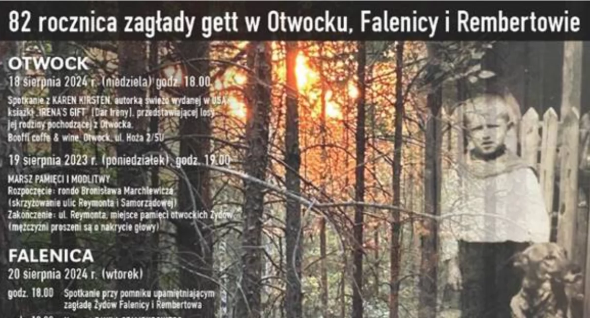 Rocznicowe obchody zagłady żydowskich gett w Otwocku, Falenicy i Rembertowie: Pamięć, modlitwa i kultura