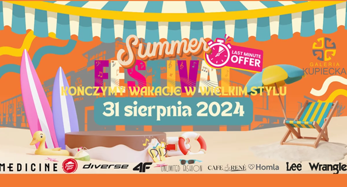 Summer Festival w Galerii Kupieckiej na koniec wakacji
