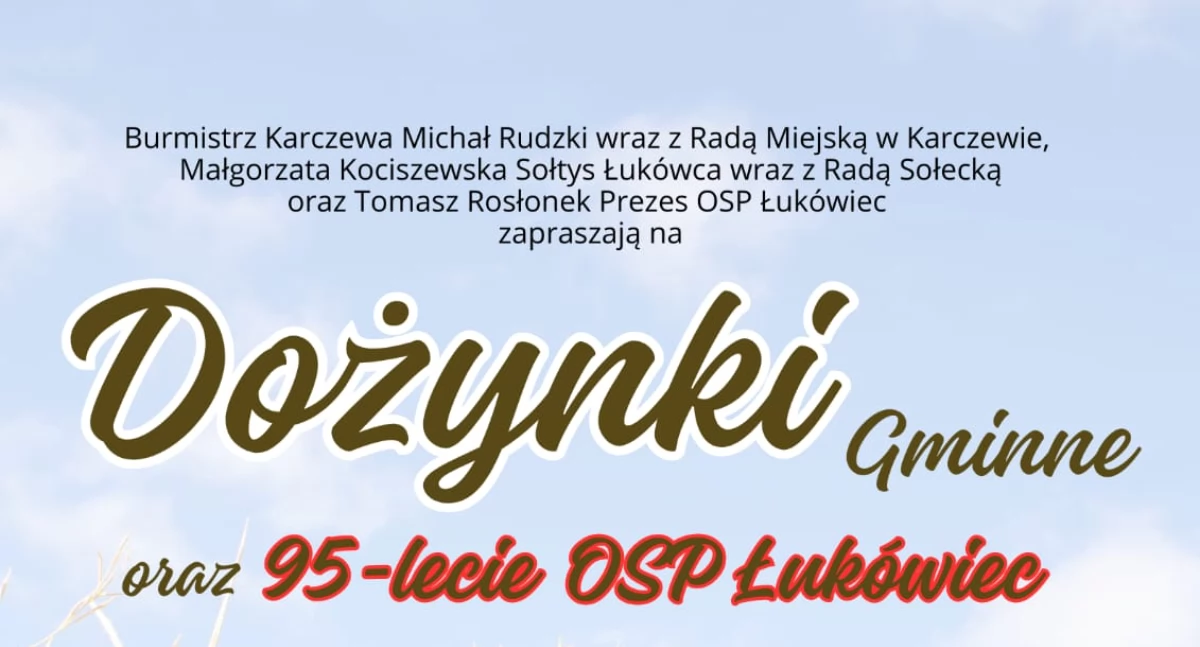 Dożynki gminy Karczew w Łukówcu