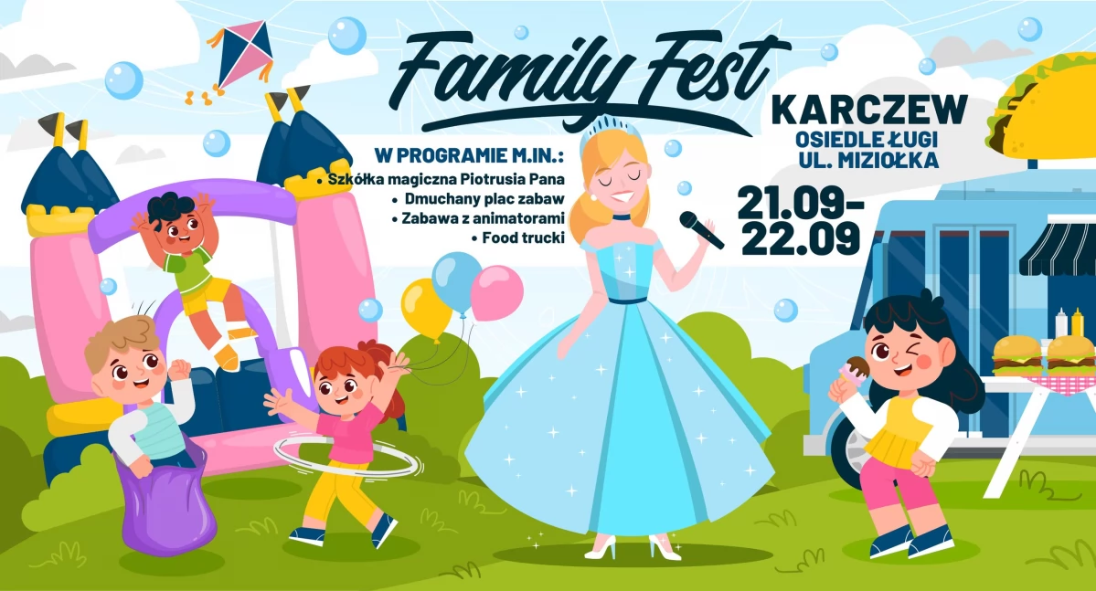 Zlot Foodtrucków w Karczewie - Festyn Rodzinny na Osiedlu Ługi
