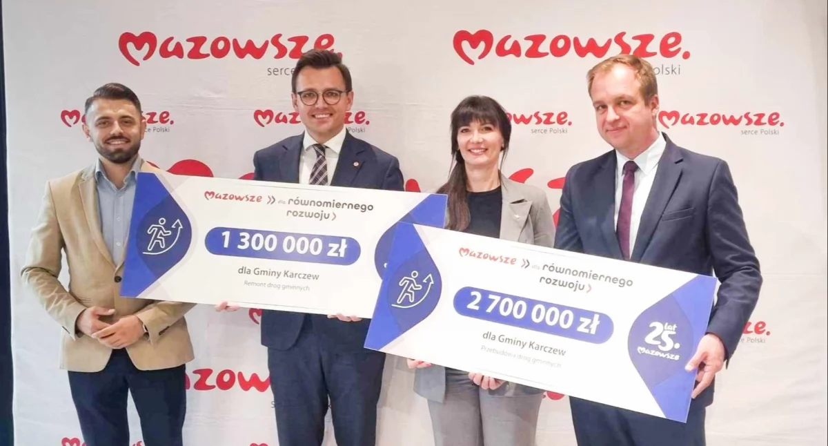 Inwestycje w Karczewie, Osiecku i Kołbieli ze wsparciem z budżetu Mazowsza
