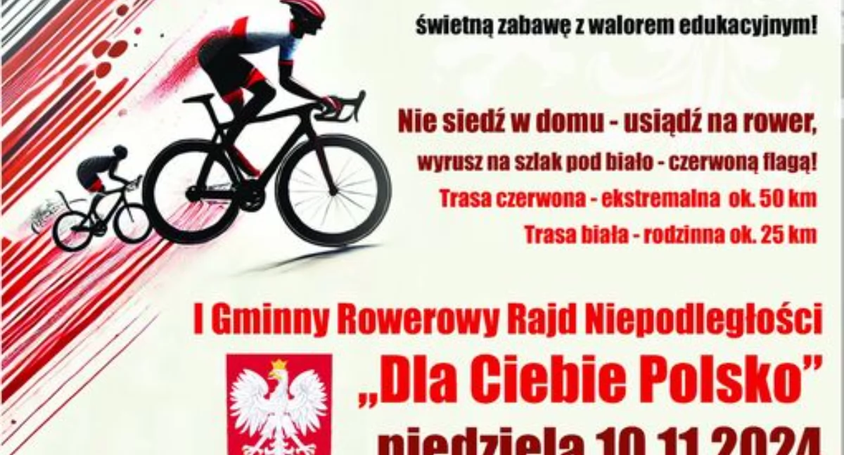 Kołbiel: I Gminny Rowerowy Rajd Niepodległości 