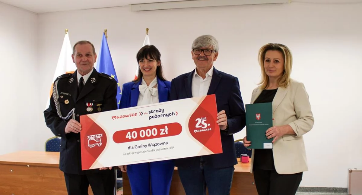 Doposażenie strażaków i remont świetlicy w Ponurzycy – sejmik Mazowsza wspiera inwestycje w powiecie otwockim