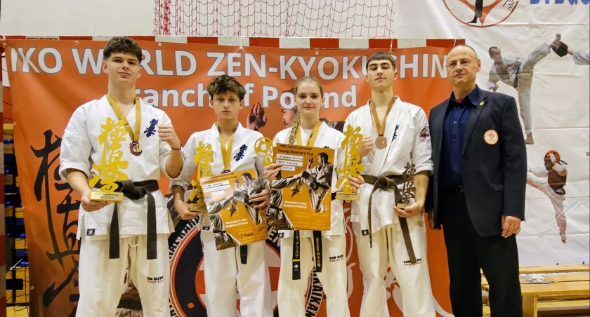 Trzy złote medale dla KSW Bushi na międzynarodowym turnieju karate w Bydgoszczy