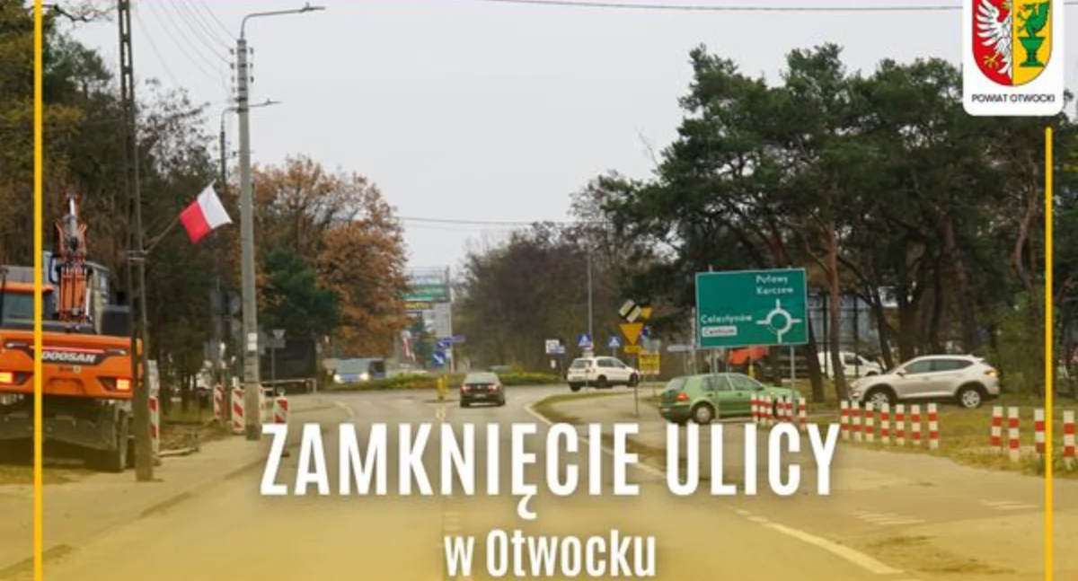 Otwock. Ulica Kraszewskiego zamknięta do połowy grudnia