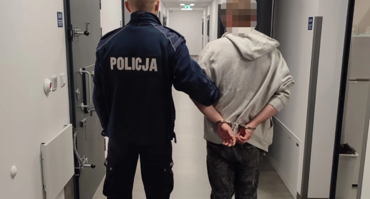 22-letni chuligan znów w rękach policji – trafił do aresztu