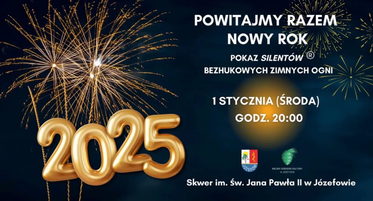 Nowy Rok w Józefowie - pokaz Silentów