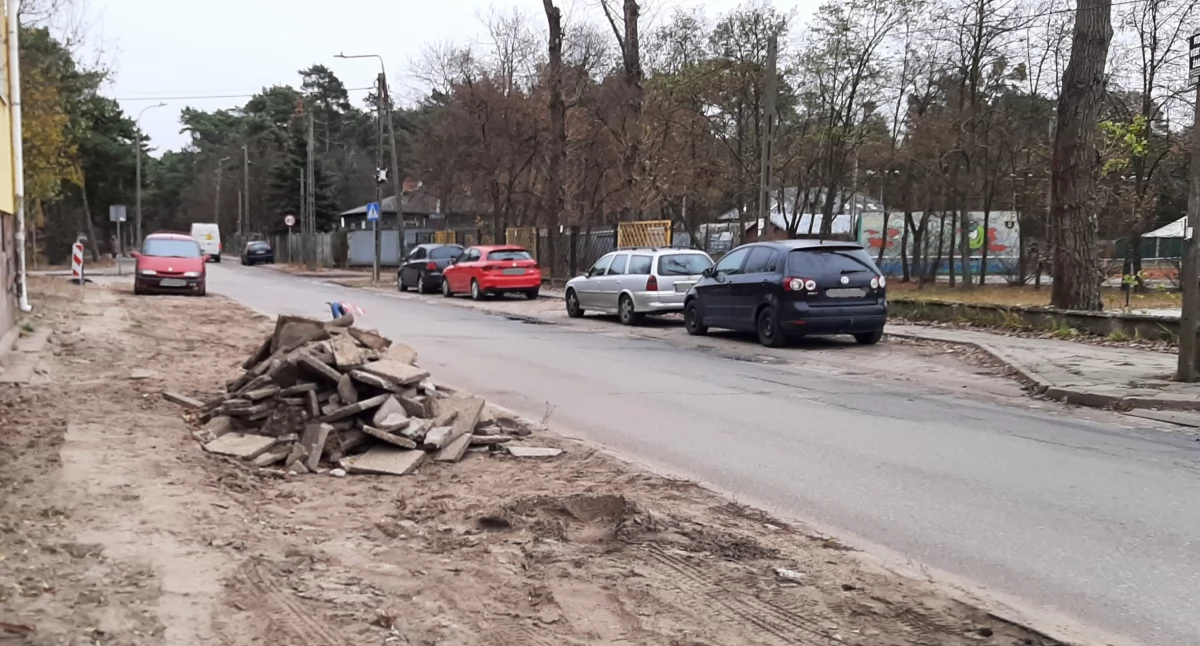 Ulica Ślusarskiego w Otwocku zamknięta dla ruchu