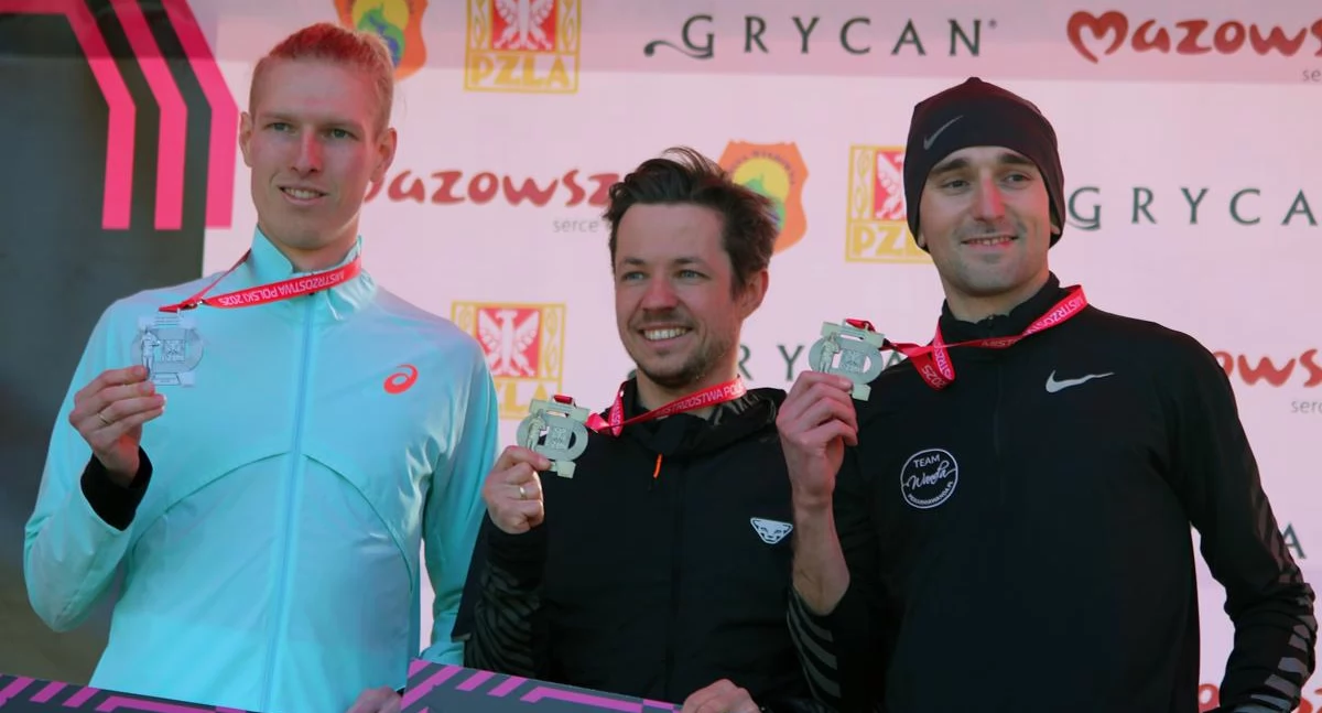 Zwycięzcy 45 Półmaratonu Wiązowskiego - Mistrzowie Polski w Półmaratonie