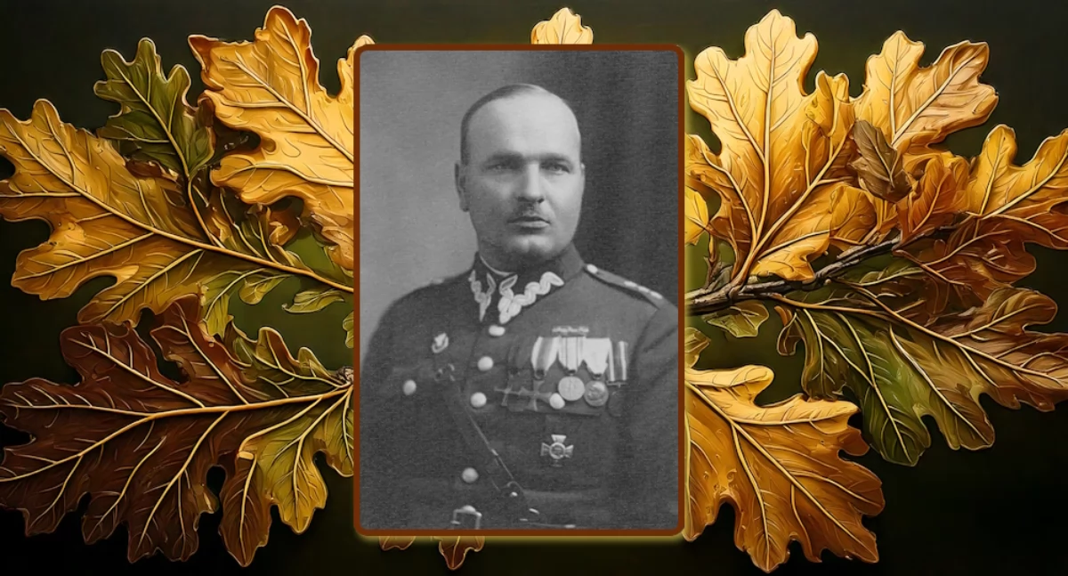 Dąb Pamięci dla majora Józefa Janiszewskiego w Wiązownie