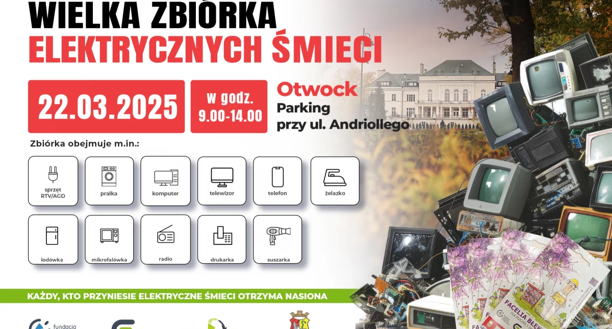 Nasiona za zużyty sprzęt. Zbiórka elektroodpadów w Otwocku