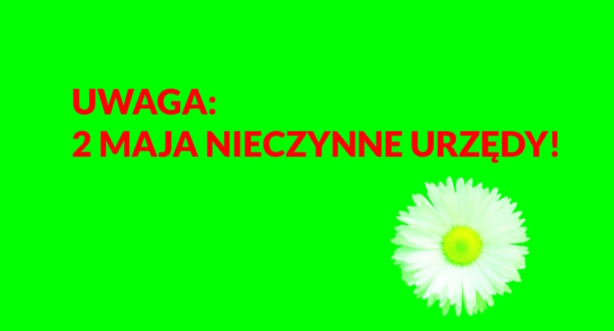 Nieczynne urzędy w powiecie otwockim 2 maja 2025 