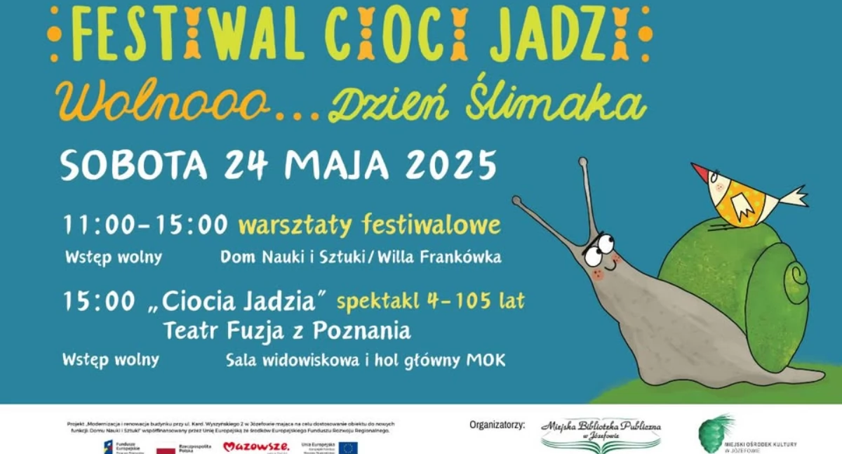 Festiwal Cioci Jadzi: wolnooo, czyli z uśmiechem na Dzień Ślimaka