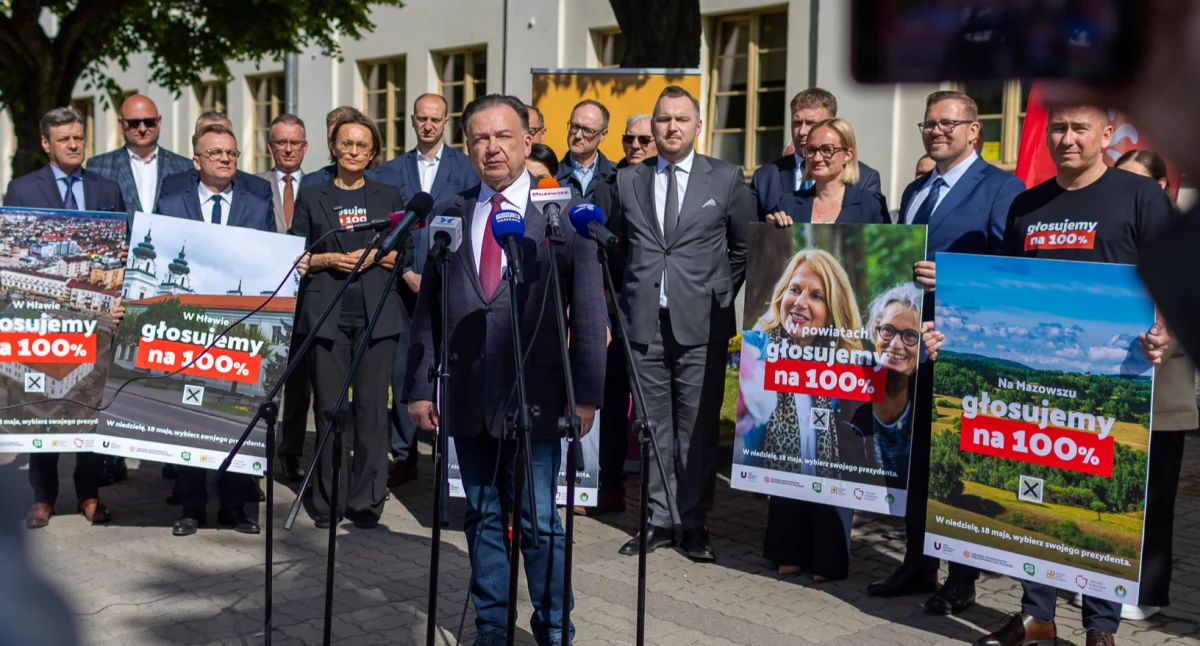 Głosujemy na 100 procent – samorządowcy z powiatu otwockiego zachęcają do udziału w wyborach prezydenckich