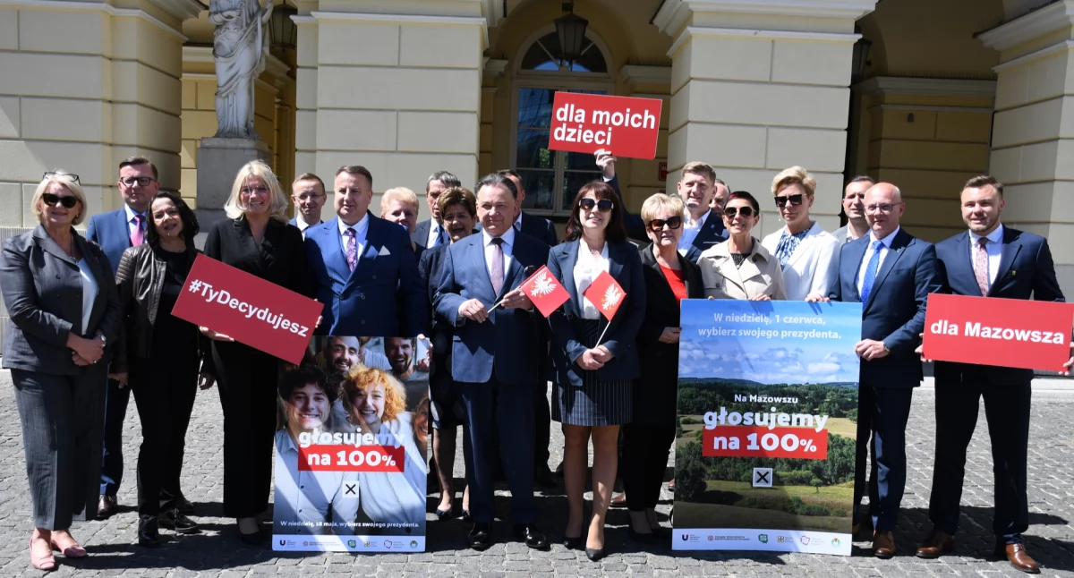 Mazowieccy samorządowcy apelują: Głosujmy na 100%!