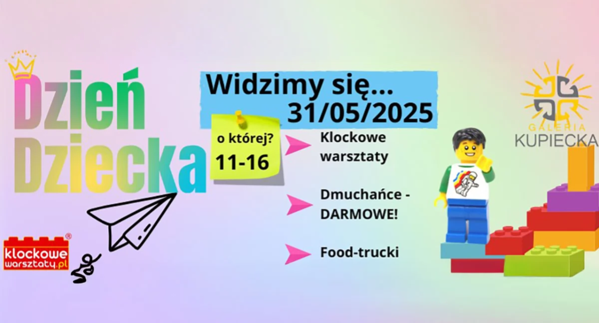 Galeria Kupiecka zaprasza na Dzień Dziecka – moc atrakcji czeka!