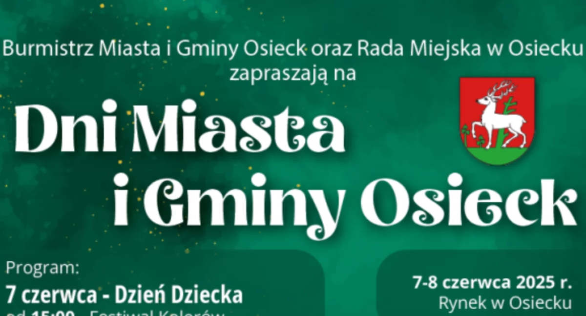 Dni Miasta i Gminy Osieck - pełne atrakcji dla dzieci i dorosłych